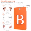 Gostwo 2 Pack Luggage Tags for Suitcases, 26 Initial Letter
