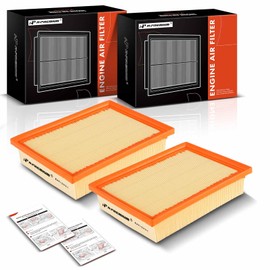 A-Premium Front 2-PC Engine Air Filter Compatible with Toyota Highlander 2017-2019 & Lexus RX450h 2016-2022, RX450hL 2018-2022, 3.5L FULL HYBRID EV-GAS (FHEV), Replace# 17801-0P090, 178010P090