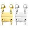 MKCYD Multi Necklace Layering Clasps Strong Magnetic Clasp, Gold and