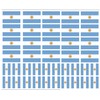 40 Removable Stickers: Argentina Flag, Argentinian Party Favors, Decals