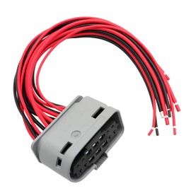 Headlight Connector Pigtail Plug 14pin Wire Harness Compatible with Mercedes E-Class Bi-LED S-Class 2014-2017