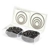 K-Flange O-Ring Assortment KIT, Nitrile (Buna-N) 90 Durometer, 7 Sizes,