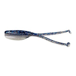Bobby Garland Slab Dockt'R Soft Plastic Crappie Fishing Lure, Fishing Gear and Accessories, 2.5", Pack of 12, Blue Thunder