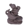 Insence Waterwall Antique Purple Sand Auspicious Cloud Teapot Backflow Sandalwood