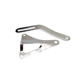 Small Block Ford Alternator Bracket chrome steel original style 302