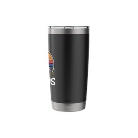 Funny Retro Vintage Alien I Hate Hummus Vegan Humorous Stainless Steel Insulated Tumbler