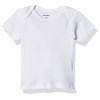 Gerber Baby 3-Pack Short-Sleeve Slip-On Shirts, White, 0-3 Months