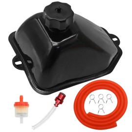 Metal Gas Fuel Petrol Tank Fit for 50cc 70cc 90cc 110cc 125cc ATV Quad 4 Wheel, Replacement for Yamoto Roketa TaoTao Sunl Jetmoto etc