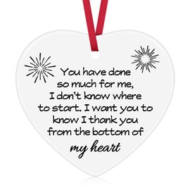 Thank You Gifts for Women Appreciation Christmas Ornament Appreciation Gift for Women Coworker Friend Mom Employee Thank You Ceramic Ornament Coworker Appreciation Gifts Christmas Tree Ornaments