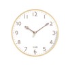 UC dbht2530 Wall Clock, Radio Clock, Nordic, Stylish, Noise, Wood,