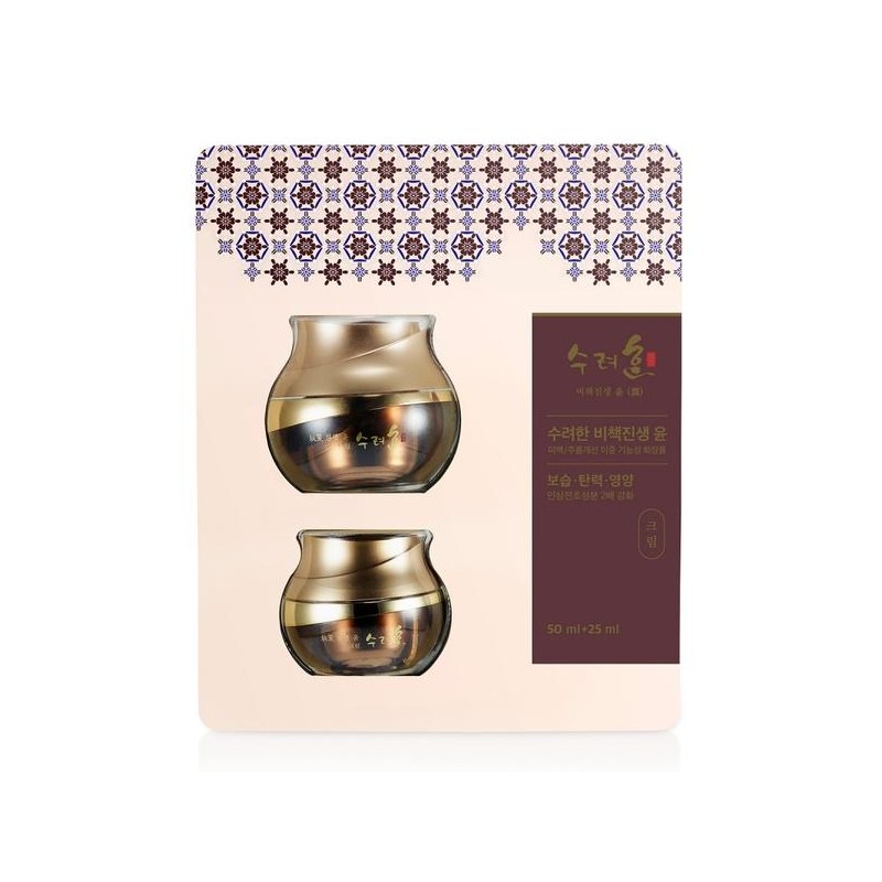 Bichup 수려한 비책진생 윤 크림 50ml 1팩 25ml 1팩 Sulwhasoo