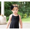 Diademas para bebé niña (LK8) (rojo + negro + blanco)