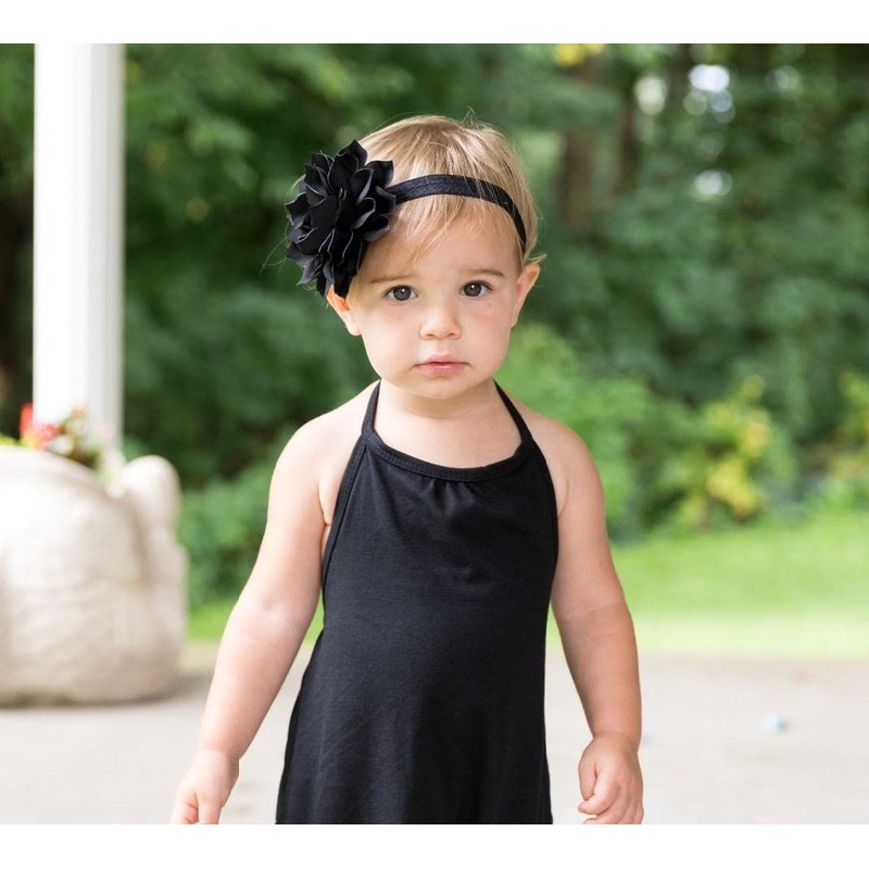 Diademas para bebé niña (LK8) (rojo + negro + blanco)