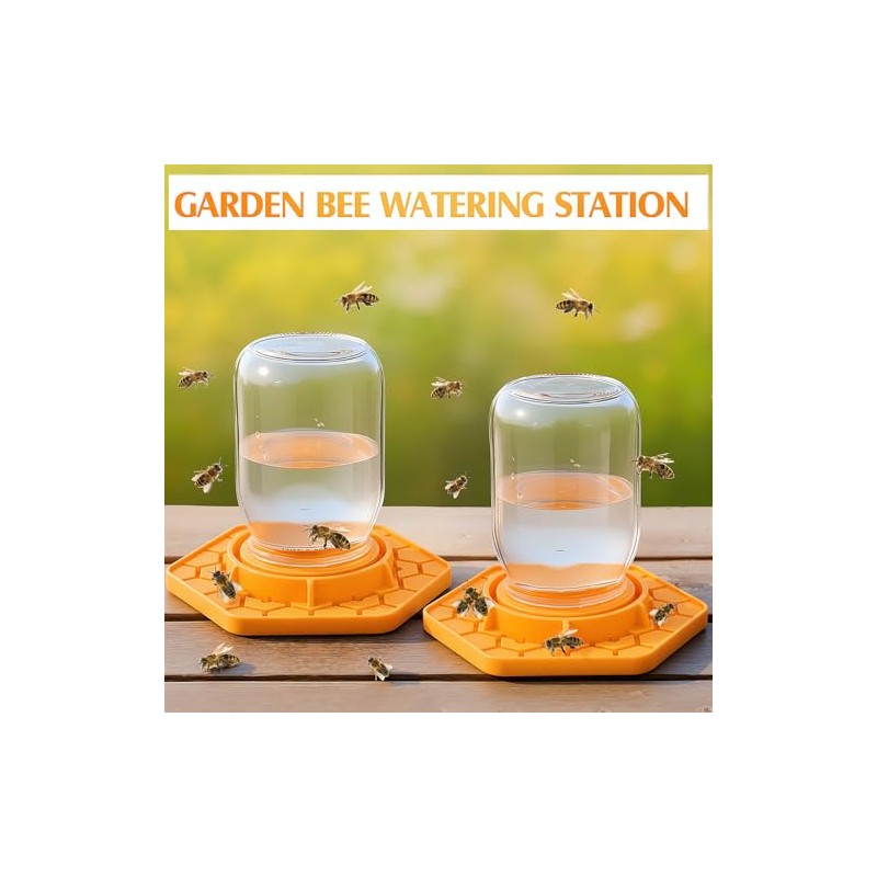 8 Pack Bee Feeder for Mason Jar Bee Watering Station