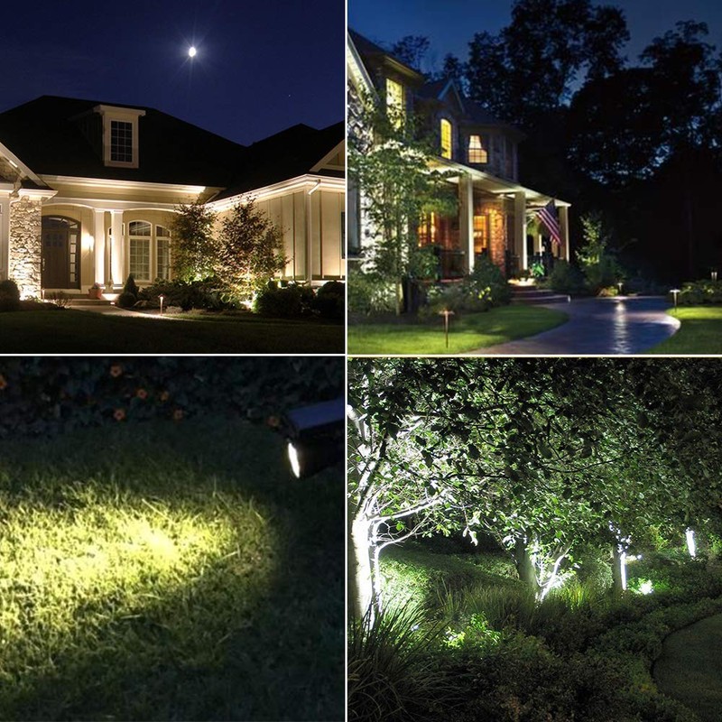 T-SUN Solar Spotlights, LED Solar Lights Outdoor Adjustable Landscape Wall