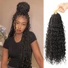 Goddess Box Braids Crochet Hair With Curly Ends 14 Inch