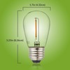 Newhouse Lighting S14LED30P Outdoor Weatherproof 1W (11W Equivalent) Shatter-Resistant S14