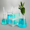 200pcs 3mL plastic dropper, transparent Pasteur disposable graduated dropper, for