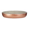 Premier Housewares Neptune Oval Soap Dish, Concrete, Grey/Copper, 11 x