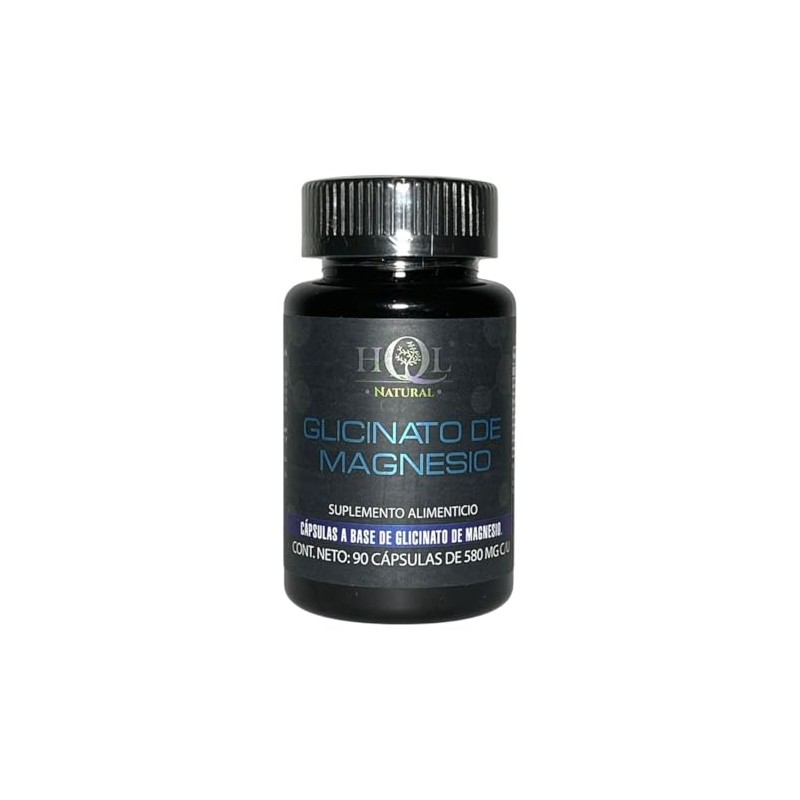 Glicinato de Magnesio HQL 90caps de 580mg