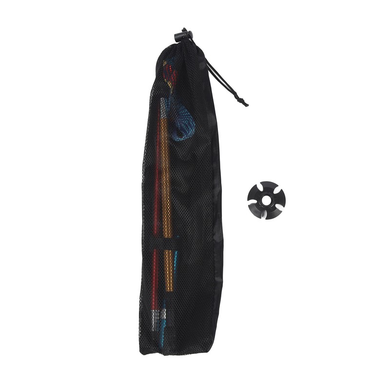 Walking Stick Telescopic Adjustable Length Anti Shock Foldable Portable Lightweight
