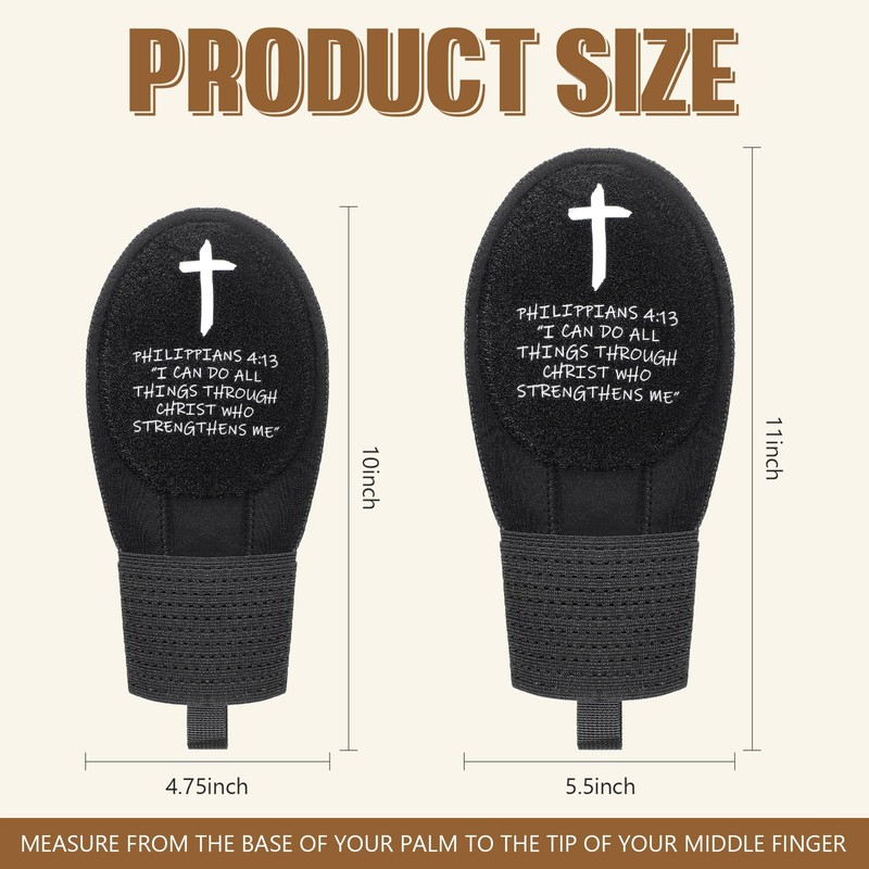 Yearntown Christian Sliding Mitt for Baseball Religious Glove for Youth