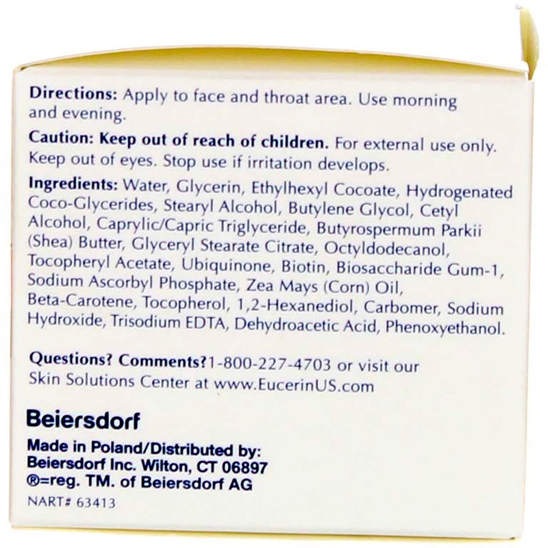 Eucerin Sensitive Skin Experts Q10 Anti-Wrinkle Face Creme 1.70 oz