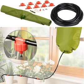 Royal Gardineer Balcony Irrigation: Plant Irrigation System with 8 Adjustable Droppers, 11 Litres (Balcony Watering Systems, Plant Watering System, Watering Balls)