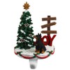 Doberman Pinscher Stocking Holder Hanger Black