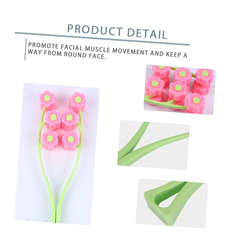 Baluue Chin Roller Facial Tool Manual Handheld Face Roller for