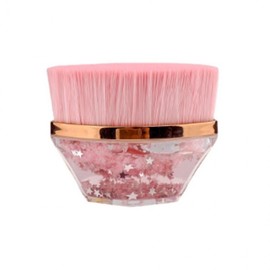 Pink Foundation Makeup Flat Brush Makeup Brush