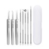 Acne Extractor Tweezer Set for Skin, Eyebrow, Nose 8 Pieces 2ea