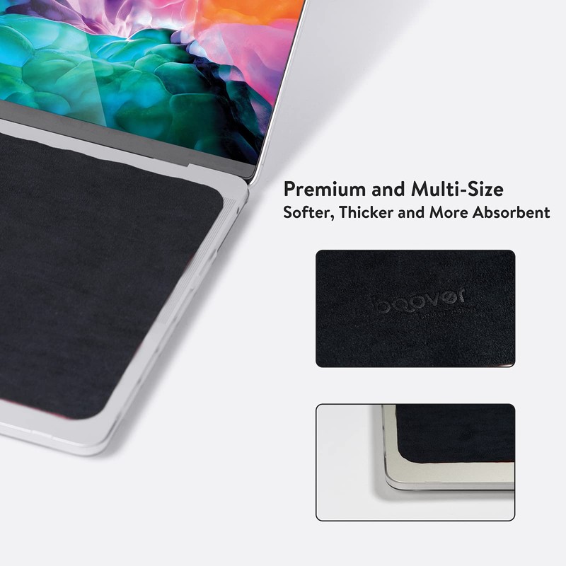 Bqover 2 Pack Reversible 13" Microfiber Laptop Keyboard Cover Cloth