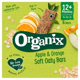 Organix Bio Soft Oaty Bars Apple & Orange Flavor For 12+Months 6x23gr