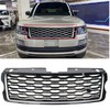 Front Bumper Upper Grille Black Chrome Replacement for Range Rover