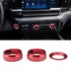 Auovo Volume/Tune Knob A/C Knob Covers Push Start Stop Button