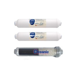 Replacement Inline Filters for Portable RO Systems- RO, Counter Top Filter Systems, Aquarium RO/DI (Alkaline)