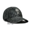 Kryptek Skull Hat Gray w/ US Flag side patch Tactical