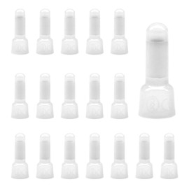 CEEYSEE 100 Pieces Cable End Connectors 0.5-1.0 mm² Fully Insulated Nylon Wire Crimping Caps CE Closed Connectors (DCE1)