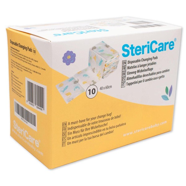SteriCare® Disposable Changing Mat, 40 x 60cm, Pack of 10