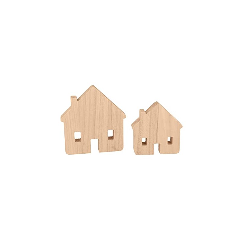 Artemio Decorazione in Legno, 12,5 x 13 cm e 9,5