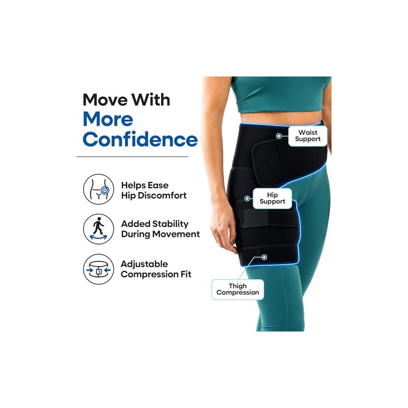 ARMSTRONG AMERICA Hip Brace Thigh Compression Sleeve – Hamstring Compression