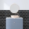 WALPLUS Upgrade Thicker 3D Tile Stickers Peel and Stick Backsplash