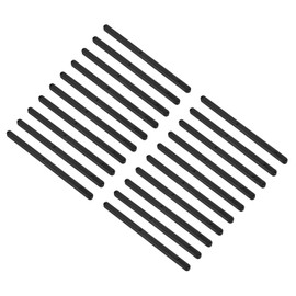 sourcing map Drawer Slides, 20Pcs 300mm - Plastic Drawer Rails, Side Mounted Grooved Guide Rails for Cabinet Drawers Bedside Tables Wardrobe Dressers (Black)