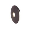 WOD SSFLDFT Closed Cell Sponge Rubber Foam Tape, 3/16 inch