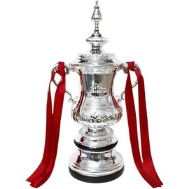Réplica del Trofeo De Campeones De La FA Cup Trofeos De Ligas De Fútbol Decoración para La Mesa Regalos para Aficionados,18cm/7.1inch