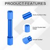 sourcing map 12 Pcs M3 x 40mm Knurled Aluminum Standoff