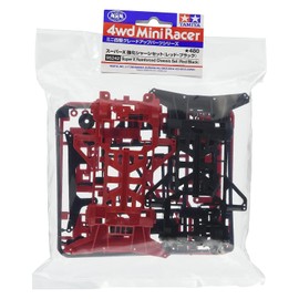 タミヤ ミニ四駆特別企画商品 スーパーX 強化シャーシセット (レッド・ブラック) 95242