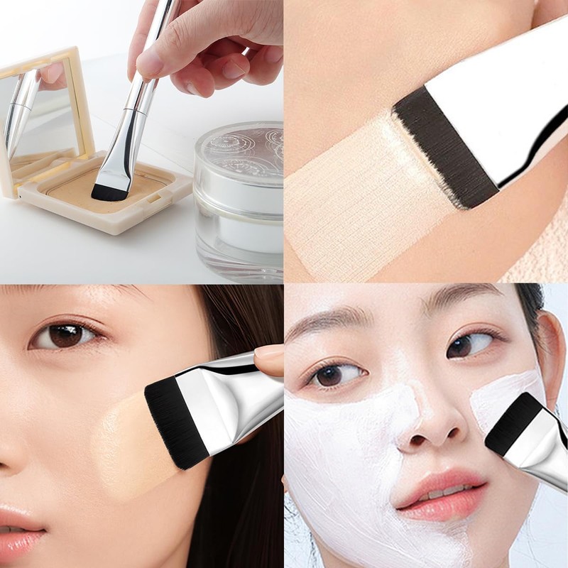 6 PCS Brochas para Maquillaje Liquido, Brocha para Base de