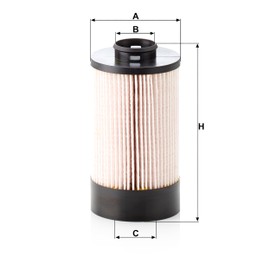Original MANN-FILTER Fuel filter PU 9002/1 z – Fuel filter set with gasket / gasket set – For Utility Vehicles
